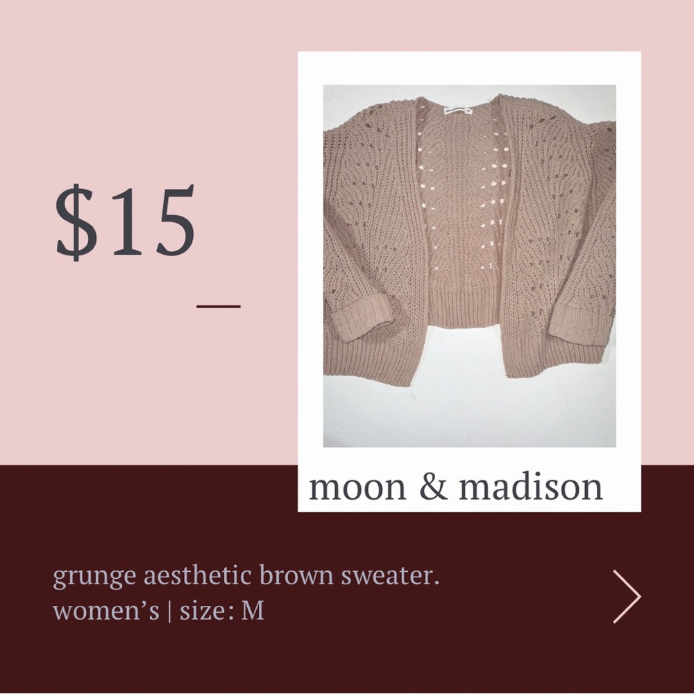moon & madison sweater